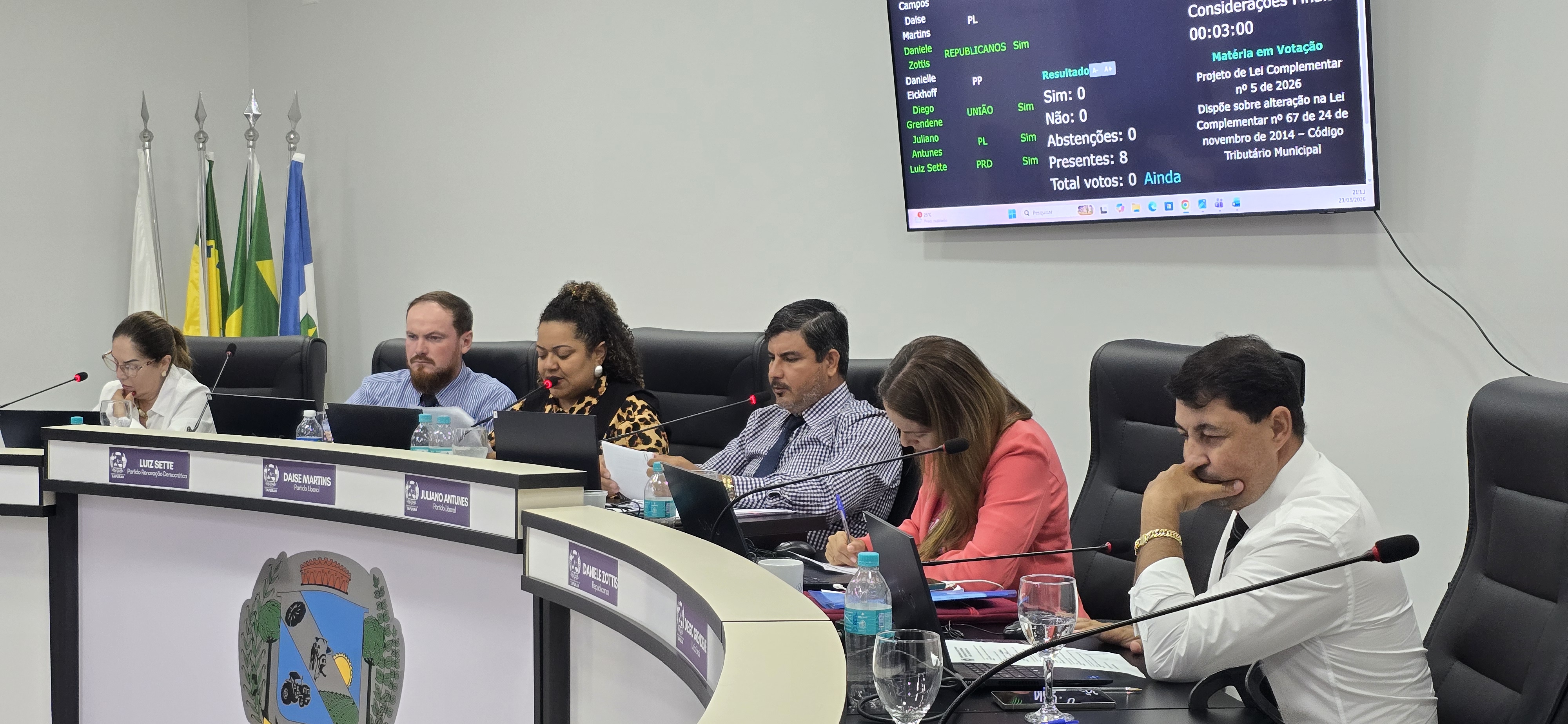 Oitava Sessão Ordinária de 2026