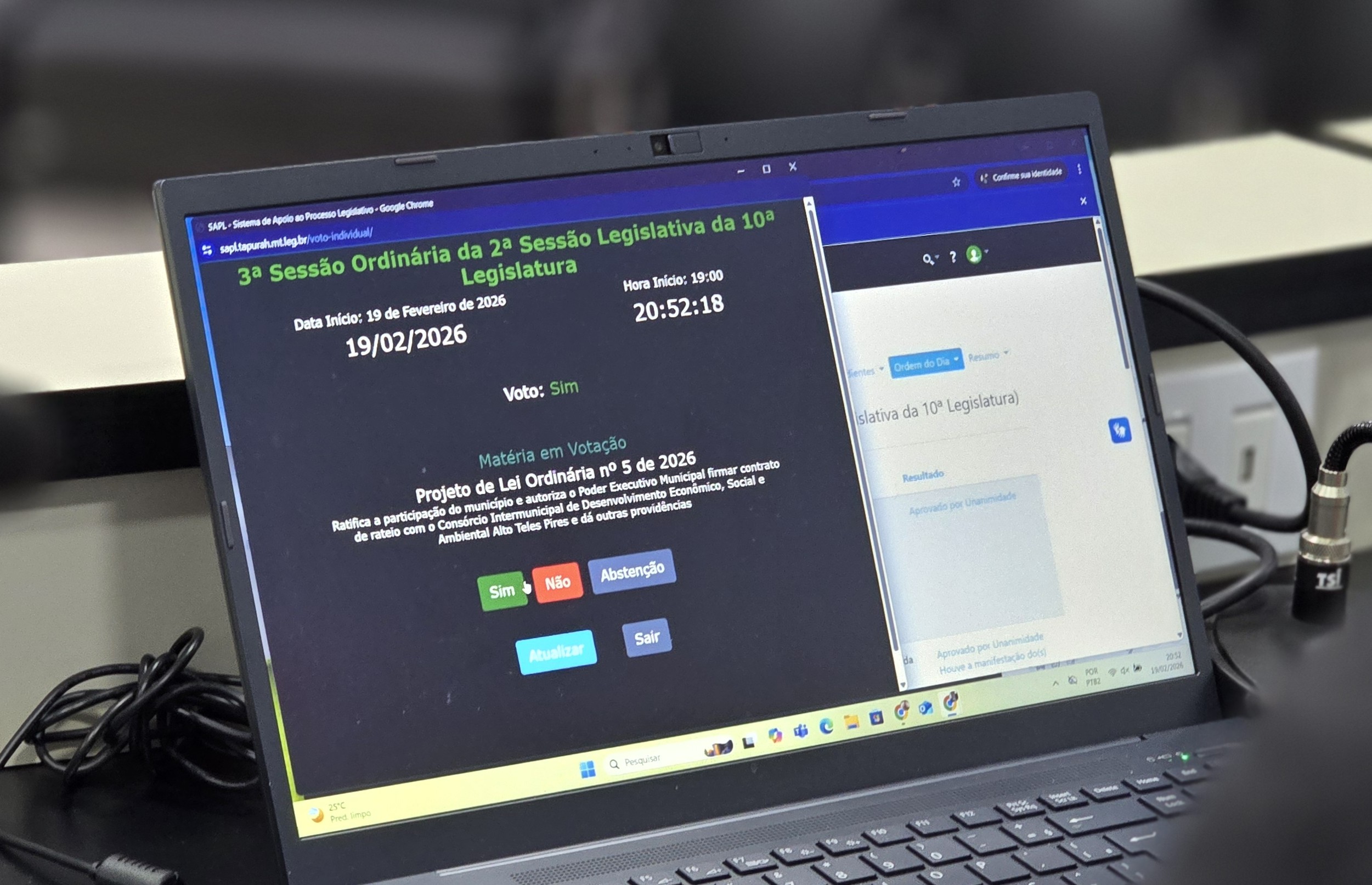 Terceira Sessão Ordinária de 2026